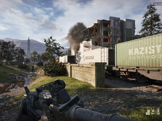 WARDOGS gameplay: armoured vehicle pushing the Control Zone
